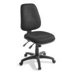 Eden Office Chorus High Back Classic Office Chair, 5-Way Ergonomic Adjustment - Keylargo Ebony fabric - AFRDI Ceritified For 160kg Users - 10 Years Local Warranty