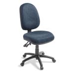 Eden Office Tag High Back Office Chair, 3-Way Ergonomic Adjustment - Navy fabric - Max Weight 140kg - 10 Years Local Warranty