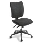 Eden Office Edge Mid Back Upholstered Office Chair 5-Way Ergonomic Adjustment - High comfort moulded foam seat - Bond Jet fabric - 10 Years Local Warranty