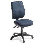 Eden Office Sport High Back Office Chair 5-Way Ergonomic Adjustment - Keylargo Navy fabric - High Comfort Moulded Foam Seat - 10 Years Local Warranty