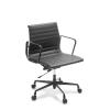 Eden Office Eames Replica Classic Mid Back Home Office Chair 3-Way Ergonomic Adjustment - Black Frame and Black Armrests - Black Leather - 140kg max user weight - 5 Years Local Warranty Eden Office Eames Replica Classic Mid Back Home Office Chair 3-Way Ergonomic Adjustment - Black Frame and Black Armrests - Black Leather - 140kg max user weight - 5 Years Local Warranty