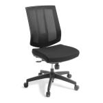 Eden Office Rally Optimum Value Mesh Task Chair 5-Way Ergonomic Adjustment - Black seat fabric and black mesh backrest - 140kg max user weight - 10 Years Local Warranty