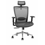 Loctek YZ101 Ergonomic Office Chair, With Backrest and Armrest - Adjustable lifting headrest with hanger - Passed AS/NZS 4438:1997 NZ Standard For Height adjustable swivel chairs.