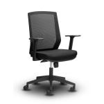 Office Interiors O.I Wrap Chair MESH Chair with arms & Moulded seat foam, 3 Seating Adjustments Seat Height: 440-530mm, Weight Capacity 120KG For Commercial Use/ 10 Years Warranty, Assembled In NZ