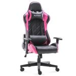 Playmax Elite Gaming Chair - Pink and White
