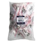 Dynamix CAGEN100 silver 100pc Pack 3 Piece Cage Nut Coloured individually bagged M6