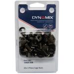 Dynamix CAGE-20B 20pc Pack 3 Piece Cage Nut and Screw Black (Re-sealable Pack) M6