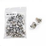 Dynamix CAGE-25S 25pc Bag 3 Piece Cage Nut   SILVER (Re-sealable Clip Bag)