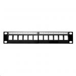 Dynamix PP10-UKS-12 10" 12 Port Unloaded Keystone Panel