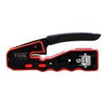 Dynamix PTC-CP  Lightweight Push Through    Crimper with Built-in Stripping & Cutting Blade.Built-inConductor Straightener. Push-button Lock for Easy Blade Storage.   Replacement Blades - PTC-BLADE