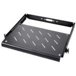 Dynamix RASS-400 Sliding Shelf 375mm Deep to fit 600mm Deep Cabinets. Black Colour