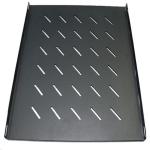Dynamix RAFS-1000 Fixed Shelf for 1000mm Deep Cabinet Black Colour (Max weight 60Kg) Shelf measures 750mm deep Designed for S shaped vertical rails