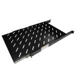 Dynamix RASS-600 Sliding Shelf 710mm Deep to fit 1000mm Deep Cabinets. Black Colour Max Weight 20KGs, Slides out 450m