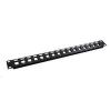 Dynamix PP-UK-16 19" 16 Port Unloaded Patch Panel Keystone Inserts, 1RU Dynamix PP-UK-16 19" 16 Port Unloaded Patch Panel Keystone Inserts, 1RU