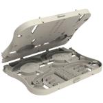 Dynamix FSP01 Splice Tray - 24FO Stackable - Clear White Lid