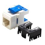 Dynamix FP-C6A-180WH  Cat6A 180 Unshielded Keystone Jack, Dual  IDC. Colour White