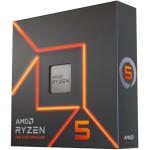 AMD Ryzen 5 7600X CPU 6 Core / 12 Thread - Max Boost 5.3GHz - 38MB Cache - AM5 Socket - 105W TDP - Integrated Radeon Graphics - Heatsink Not Included