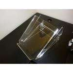 Crystal 741LS CRYSTAL LAPTOP STATION 300 X 230 CLEAR ACRYLIC