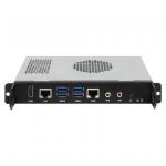 iBASE iOPS-602 Digital Signage Player iOPS,  Intel Core i7-7600U (2.8GHz/3.9GHz) onboard, with 2 x 4GB DDR4 2133 SO-DIMM memory, M.2 128GB storage