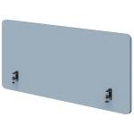 Accent Rapid Acoustic Screen - Pacific Blue - 1200x595mm Overall Size - 480mm high above the desktop. 80% post consumer recycled content. Side mount suitable for 25-30mm desk tops.  Fits for Loctek FLexispot Standing Desk