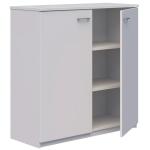 Accent Rapid Cabinet Hinged Door Storage 1200x1200 (locking) White Lockable - Delivered fully assembled - 2 x adjustable shelves
