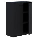 Accent Rapid Cabinet Hinged Door Storage 1200x900 (locking) Black Lockable. Delivered fully assembled. 2 x adjustable shelves