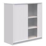 Accent Rapid Tambour Door Storage 1200x1200 (locking) White Lockable. Delivered fully assembled. 2 x adjustable shelves