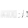 FlexiSpot DDB-M-W DIY Pegboard Desk Storage Organiser - White - Clamp & Wall Mountable - 740x370mm - Fits For Standing Desk, Comes with accessories shelfs kits FlexiSpot DDB-M-W DIY Pegboard Desk Storage Organiser - White - Clamp & Wall Mountable - 740x370mm - Fits For Standing Desk, Comes with accessories shelfs kits