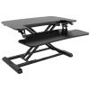 FlexiSpot Eco Ergonomic Deskalator Workstation - Black - Work Surface 720x415mm - Removable Keyboard Tray Size 720x308mm - Height Adjustable 120-500mm - Stroke 380mm - Load Capacity 15kg - 5 Years Warranty FlexiSpot Eco Ergonomic Deskalator Workstation - Black - Work Surface 720x415mm - Removable Keyboard Tray Size 720x308mm - Height Adjustable 120-500mm - Stroke 380mm - Load Capacity 15kg - 5 Years Warranty