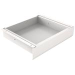 Loctek SS007L White Slim Under Desk Drawer - Size 45x24x7cm Fits For Loctek Standing Desk Storage Pull Out Drawer
