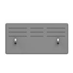 Loctek DV202 Desktop Privacy Panel Screen Partition - Grey - Size 1180x581x18mm - For Standing Desk - Clamp Installation
