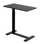 Loctek Height Adjustable Mobile Sofa & Bed Side Table - Desk Size 700x400x16mm - Gas Spring Height Range 650-1030mm - Load Capacity 7kg - Hidden Casters