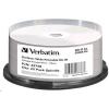 Verbatim 43738 BD-R Blu-Ray 25GB 25Pk Spindle White Wide Ink Verbatim 43738 BD-R Blu-Ray 25GB 25Pk Spindle White Wide Ink