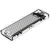 Orico Transparent M.2 NVME USB3.1 Gen.2 USB-C SSD Enclosure - Silver Orico Transparent M.2 NVME USB3.1 Gen.2 USB-C SSD Enclosure - Silver