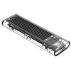 Orico Transparent M.2 NVME USB3.1 Gen.2 USB-C SSD Enclosure - Black Orico Transparent M.2 NVME USB3.1 Gen.2 USB-C SSD Enclosure - Black