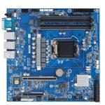 Gigabyte Remanufactured MX33-BS0 Entry Server Board, mATX, LGA1200 Xeon E-2300 series, 4 DIMM, 2x GbE LAN, 1x PCIe Gen4 x16, 1x PCIe Gen4 x4, 1x M.2 (Gen3 2280/2242), 6x SATA, IPMI /PB 6 mths warranty