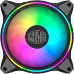 Cooler Master MasterFan MF120 Halo ARGB PWM 120mm ARGB Fan, Dual loop Addressable Gen 2 RGB Lighting