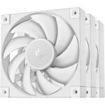 DEEPCOOL FD12 White 3 Pack 120mm PWM Case Cooling Fan, Triple Pack