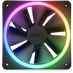 NZXT F120 RGB DUO Black 120mm Dual Sided RGB FAN, Single pack, Requires NZXT RGB lighting Controller