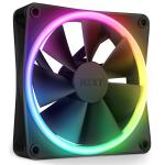 NZXT F120 RGB DUO Black 120mm Dual Sided RGB FAN, Single pack, Requires NZXT RGB lighting Controller