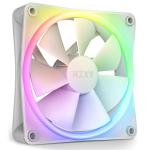 NZXT F120 RGB DUO White 120mm Dual Sided RGB FAN, Single pack, Requires NZXT RGB lighting Controller