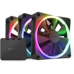 NZXT Aer 2 F120 RGB Black 120mm Triple Start Pack. RGB, PWM, Fan and RGB Controller Included