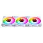 Phanteks M25 G2 120mm PWM ARGB Fan, Reverse, White, 3 Pack