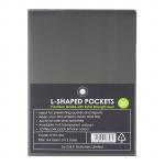 OSC L Shaped Pockets - A4 - 12 Pack - Smoke