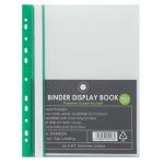 OSC Binder Display Book A4 20 Pocket Green