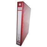 OSC Insert Binder A4 4D 25mm Red