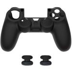 DOBE Silicone Protective Skin Case Cover For PS4 Playstation 4 Controller -Black