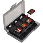 DOBE Nintendo Switch/Switch2 Game Card Case Storage Box - 24 slots - With 6x Silicon Thumbstick Caps(For Nintendo Switch)