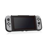 DOBE Nintendo Switch Soft Silicone Case Protective with Stand - Black - With 4 Game Cards Storage Slot