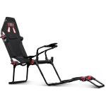 Next Level Racing F-GT LITE NLR-S015 Folding frame with seat, breathable fabric seat, foldable dual position cockpit for authentic Formula or GT Racing position,